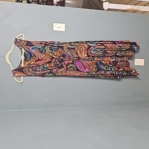 Spense Sleeveless Paisley dress.   #1129